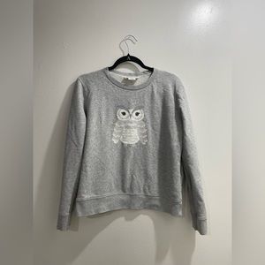 ♠️ kate spade ♠️ broome street give a hoot owl sweatshirt - Medium